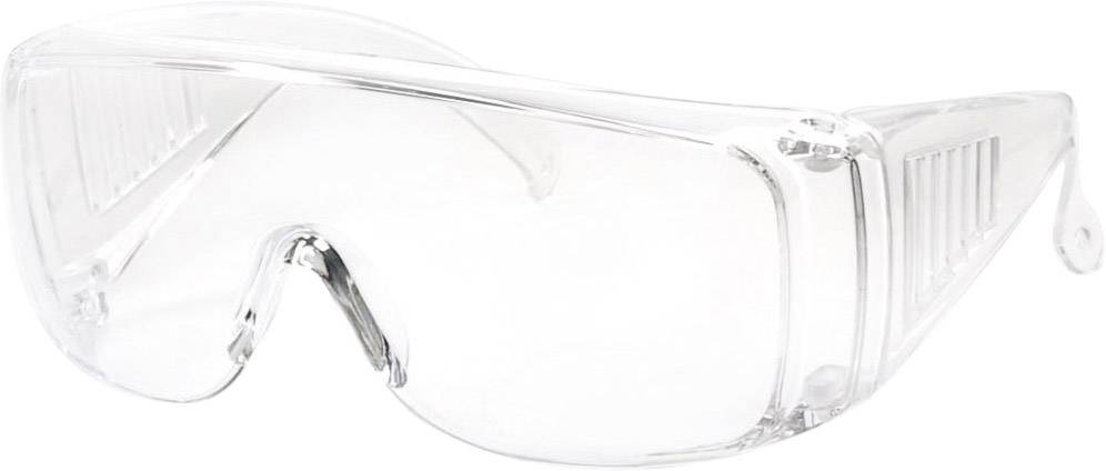 B-SAFETY VISITA BR302555 Okulary ochronne dla dzieci z ochroną UV przeźroczysty EN 166 DIN 166 - obrazek 1