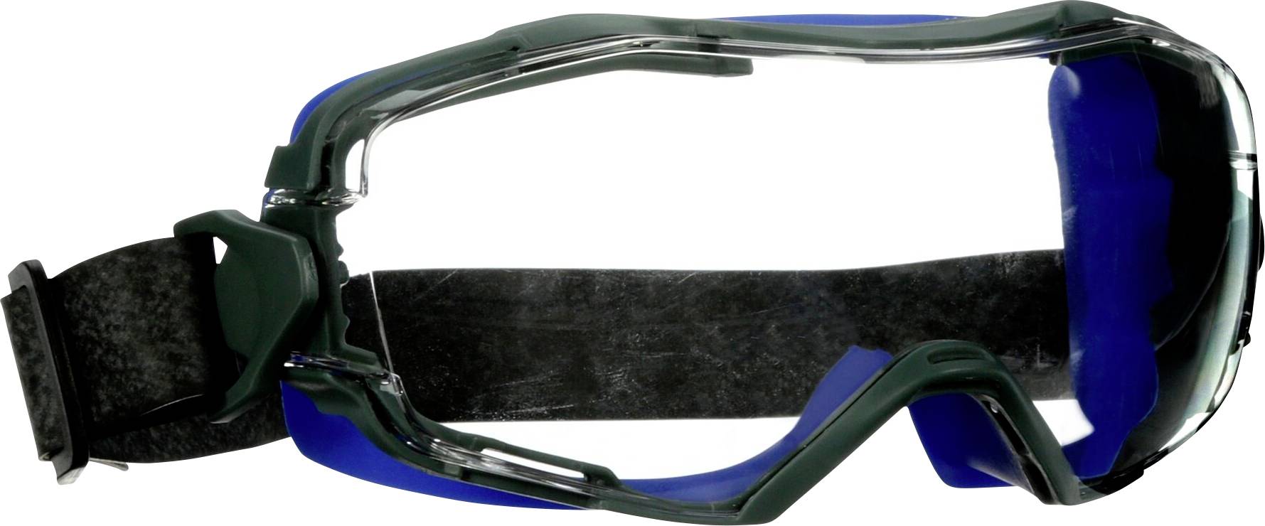 3M GG6001NSGAF-BLU Pełne okulary ochronne z zabezpieczeniem przeciw zaparowaniu, z ochroną przeciw zarysowaniom niebiesk - obrazek 1