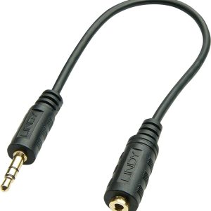 Audio adapter LINDY 35699 35699, Jack, 20 cm Audio adapter LINDY 35699 35699, Jack, 20 cm