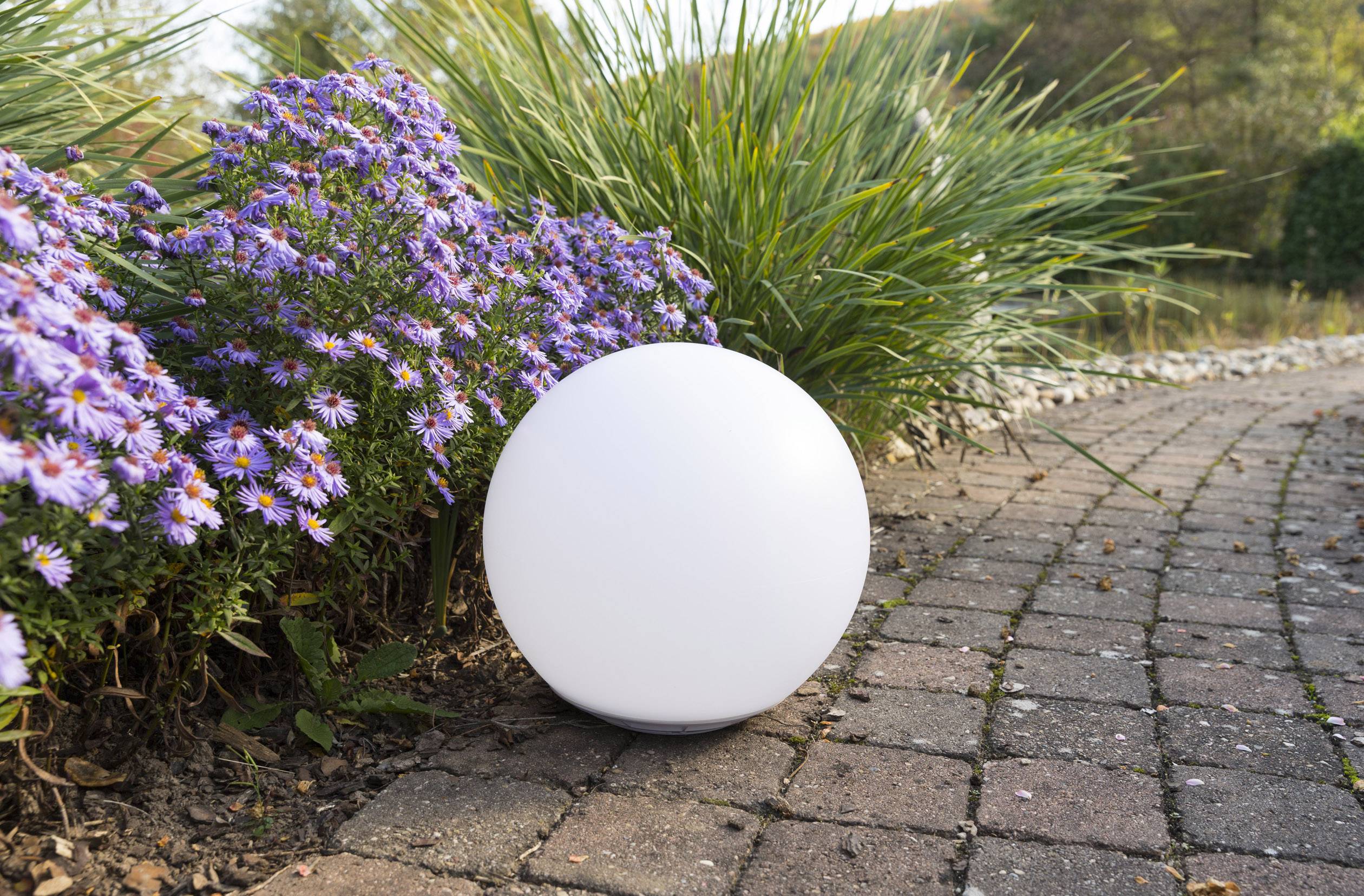 Lampa dekoracyjna, solarna Heitronic Globo 37234 0.4 W - obrazek 1
