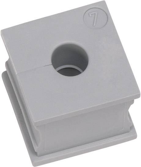 Przepust kablowy Icotek, KT 6, 41206, (D x S) 21 mm x 21 mm, szary, 1 szt.