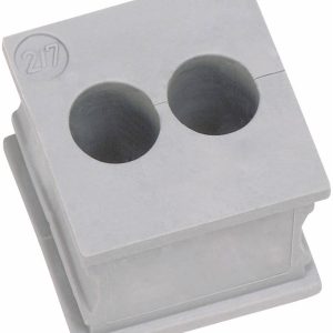Przepust kablowy Icotek, KT 2/8, 39917, (D x S) 21 mm x 21 mm, szary, 1 szt.