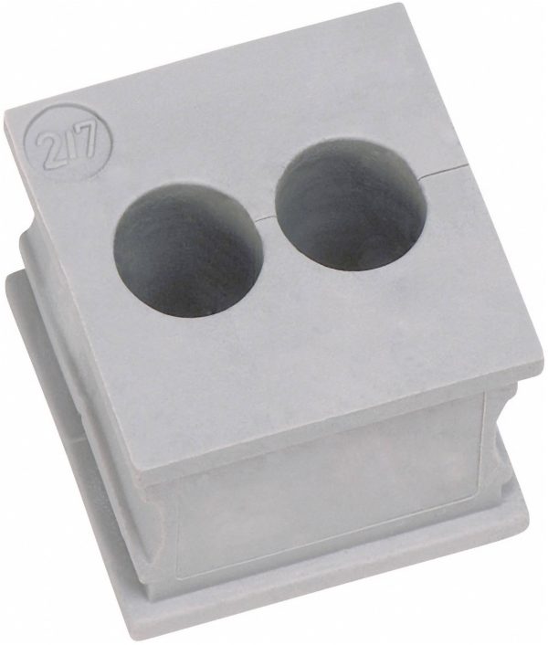 Przepust kablowy Icotek, KT 2/8, 39917, (D x S) 21 mm x 21 mm, szary, 1 szt.