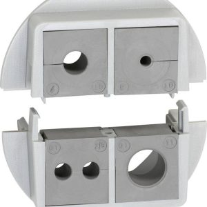 Przepust kablowy Icotek, QVT 50/4, 45722, szary, 1 szt.