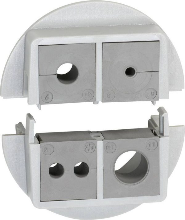 Przepust kablowy Icotek, QVT 50/4, 45722, szary, 1 szt.