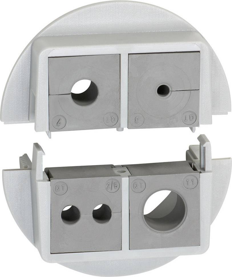 Przepust kablowy Icotek, QVT 50/4, 45722, szary, 1 szt. - obrazek 1
