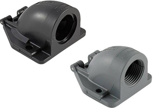 Icotek 31410.900 Przepust kablowy kątowa czarny 1 szt.