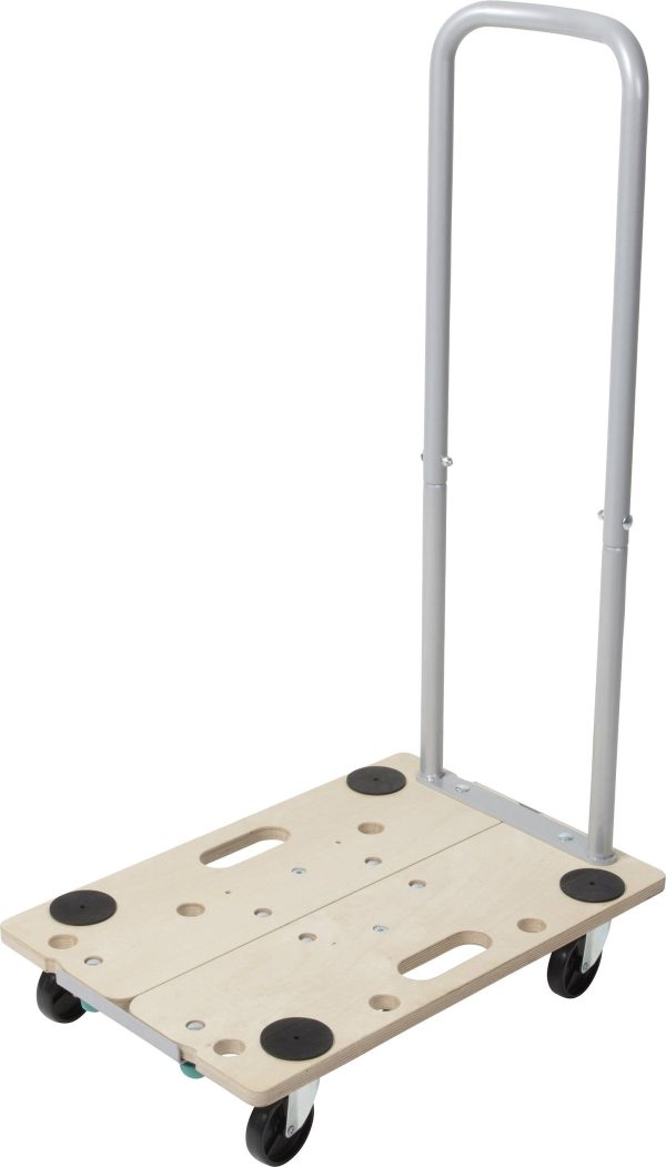 Wózek do przewożenia mebli Wolfcraft 5548000 drewno Maksymalne obciążenie: 300 kg 565 mm x 390 mm x 960 mm Ilość rolek 6