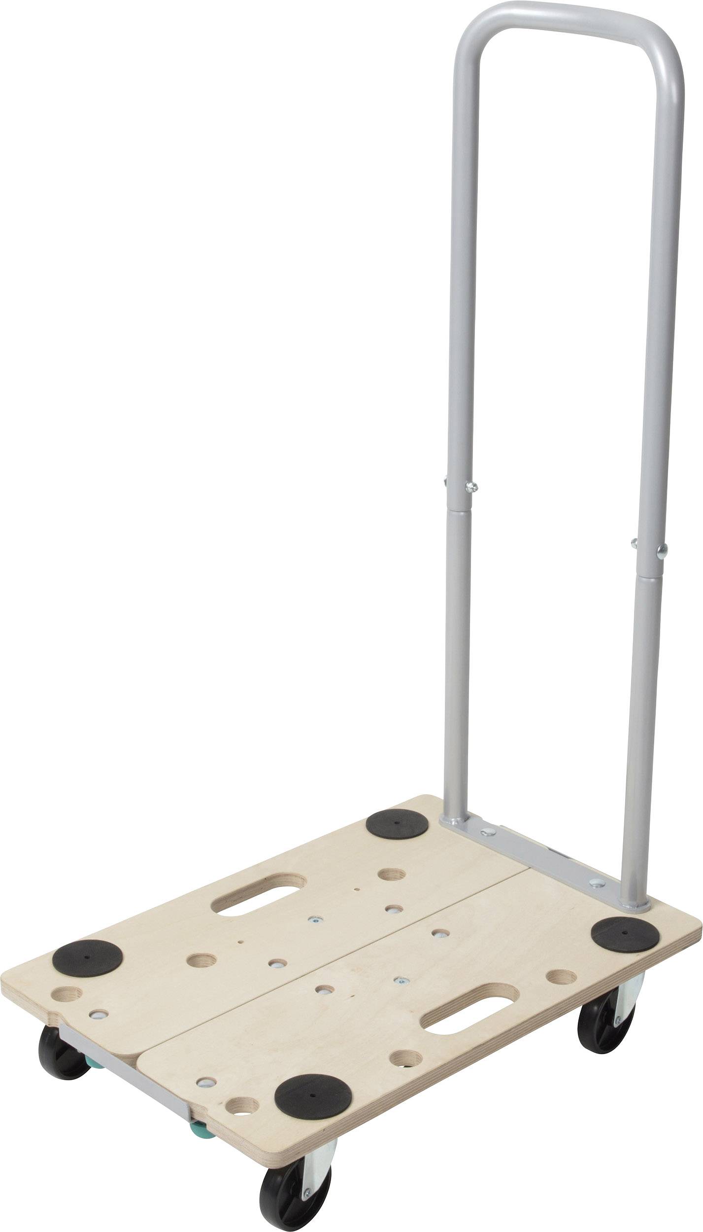 Wózek do przewożenia mebli Wolfcraft 5548000 drewno Maksymalne obciążenie: 300 kg 565 mm x 390 mm x 960 mm Ilość rolek 6 - obrazek 1