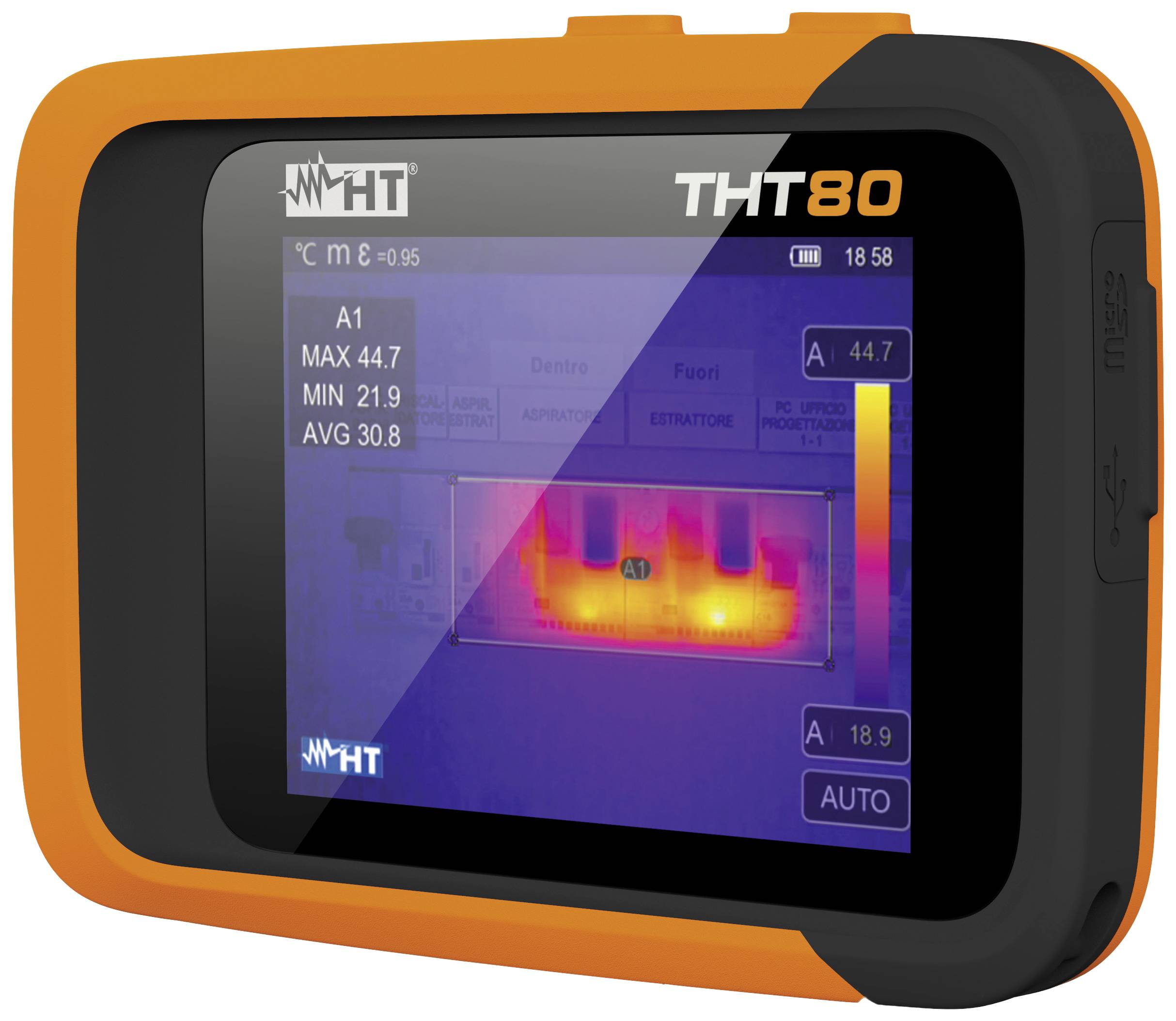 Kamera termowizyjna HT Instruments THT80 120 x 90 Pixel -20 do +550 °C - obrazek 1
