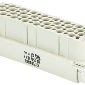 Wkładka złącza żeńskiego 73.700.6458.0 Wieland Electric Łączna ilość styków 64 10 szt. Wkładka złącza żeńskiego 73.700.6458.0 Wieland Electric Łączna ilość styków 64 10 szt.