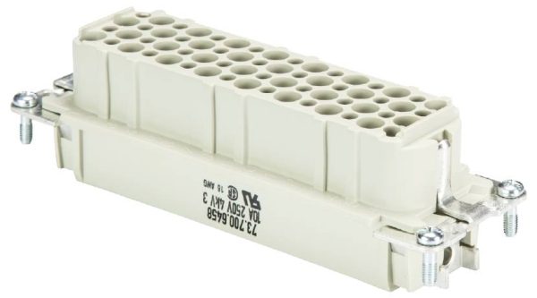 Wkładka złącza żeńskiego 73.700.6458.0 Wieland Electric Łączna ilość styków 64 10 szt.