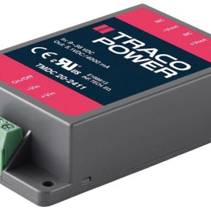 TracoPower TMDC 20-2412 Moduł przetwornicy DC/DC 24 V/DC 12 V/DC 1.67 A 20 W Ilość wyjść: 1 x Opis 1 szt. TracoPower TMDC 20-2412 Moduł przetwornicy DC/DC 24 V/DC 12 V/DC 1.67 A 20 W Ilość wyjść: 1 x Opis 1 szt.