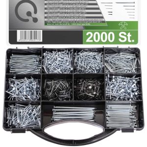 Quadrios 2103SA044 Asortyment gwoździ Zawartość 2000 szt. Quadrios 2103SA044 Asortyment gwoździ Zawartość 2000 szt.