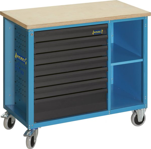 Stół warsztatowy mobilny Hazet 177W-7 (S x W x G) 1040 x 934 x 1040 mm