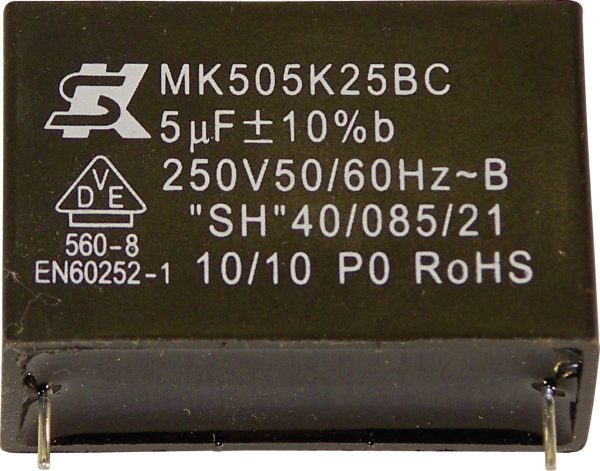 Kondensator MKP MK450K105, 1,0 uF 450 V + 10 %