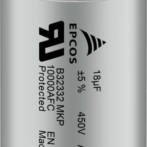 TDK B32332I6406J081 1 szt. Kondensator foliowy MKP wtykany Okrągły 40 µF 450 V/AC 5 % (Ø x W) 40 mm x 103 mm #####Dose TDK B32332I6406J081 1 szt. Kondensator foliowy MKP wtykany Okrągły 40 µF 450 V/AC 5 % (Ø x W) 40 mm x 103 mm #####Dose
