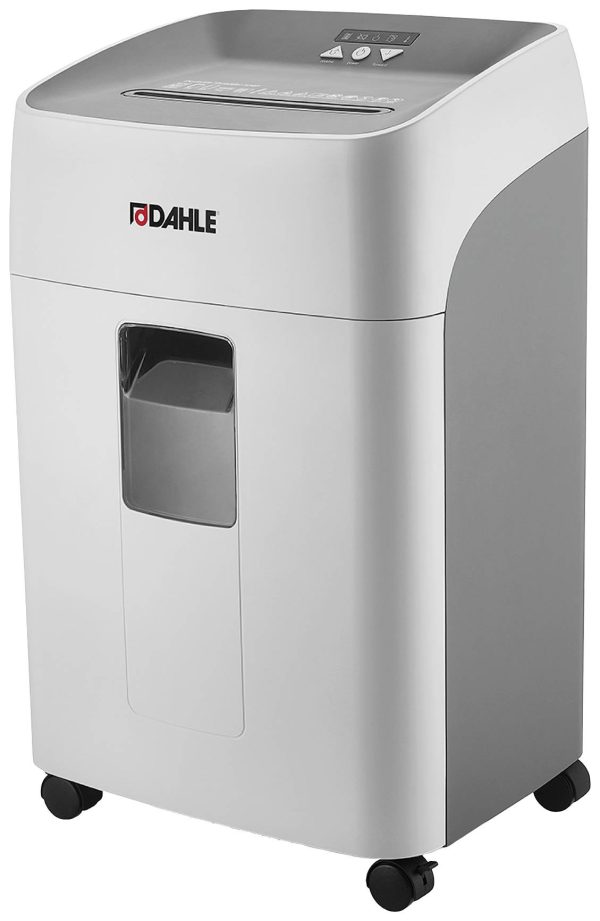 Dahle 504P DESKSIDE, P-5 Niszczarka 15 ark. Cięcie na drobne elem. 2 x 15 mm P-5 40 l Niszczy także spinacze do papieru,