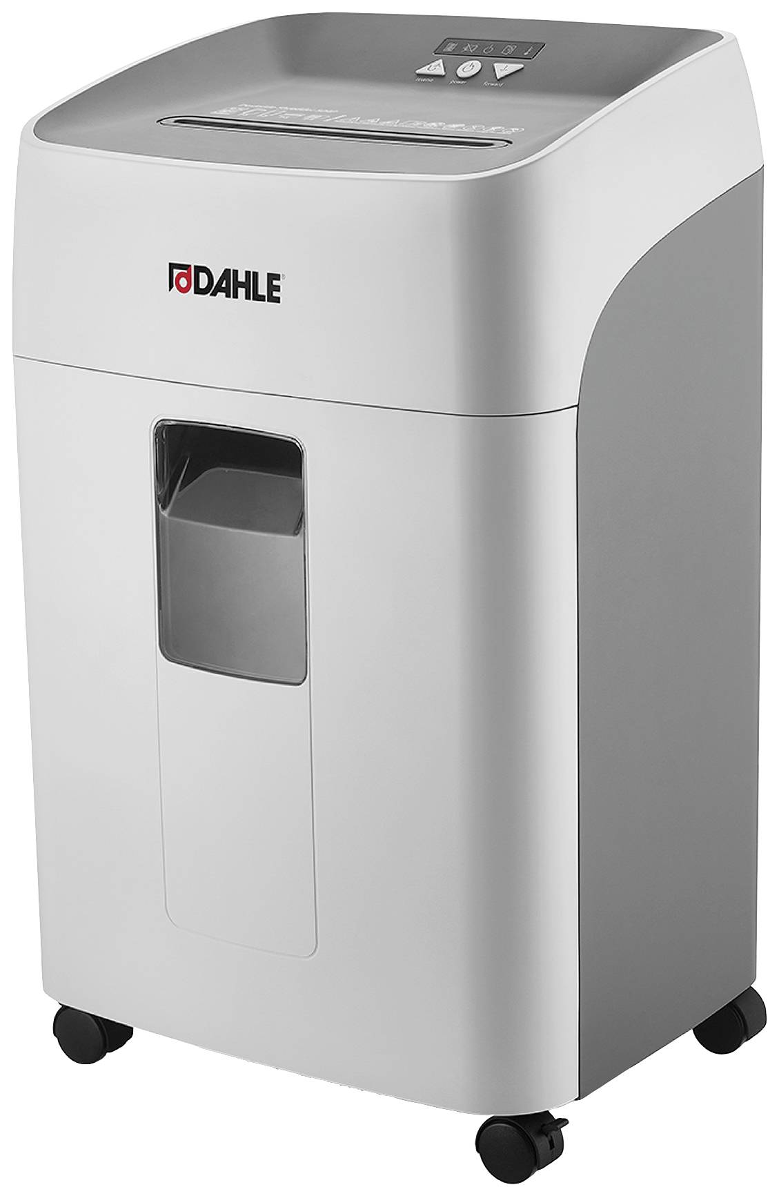 Dahle 504P DESKSIDE, P-5 Niszczarka 15 ark. Cięcie na drobne elem. 2 x 15 mm P-5 40 l Niszczy także spinacze do papieru, - obrazek 1
