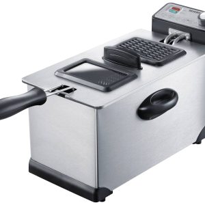 Severin FR 2431 Frytkownica 3 l 2000 W ochrona przed przegrzaniem stali szlachetnej (szczotkowanej)