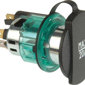 Gniazdo zapalniczki samochodowej ProCar 57906037, 12 V, 24 V, 20 A