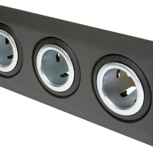 Gniazdo do zabudowy z 3 gniazdami power ProCar Einbausteckdose mit 3 Powersteckdosen Obciążalność prądu maks.=20 A 12 V,