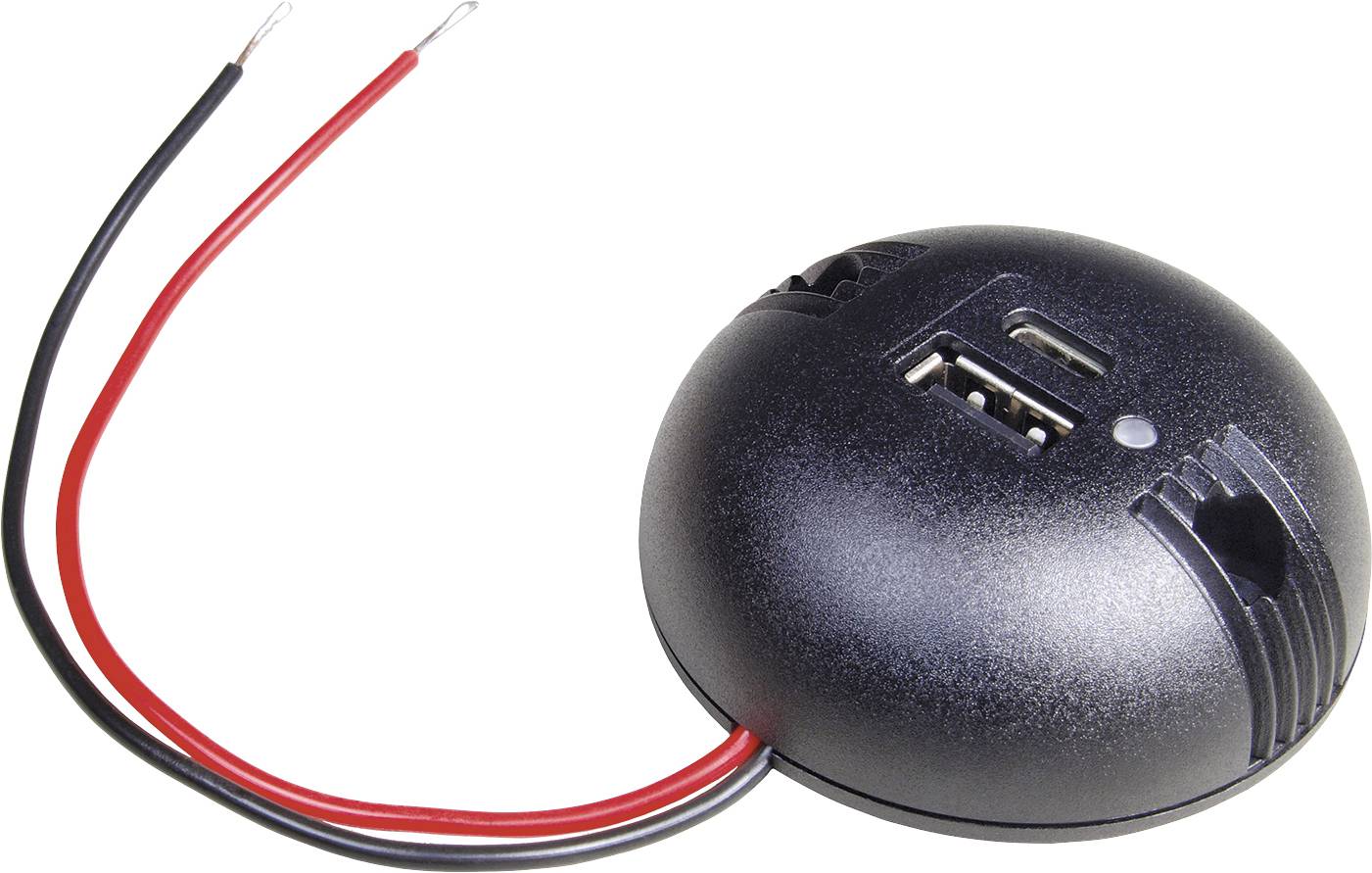 Okrągłe nadbudowy podwójne gniazdo zasilające USB-C/A ProCar Obciążalność prądu maks.=5 A 12 V, 24 V - obrazek 1