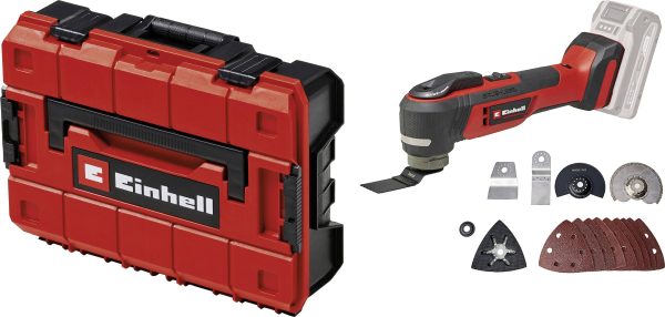 Einhell 4465190+4540011 Narzędzie wielofunkcyjne akumulatorowe bezszczotkowy, bez akumulatora, bez ładowarki, zaw. akces