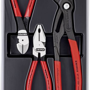 Zestaw szczypiec Knipex 00 20 10, do warsztatu, 3 szt. Zestaw szczypiec Knipex 00 20 10, do warsztatu, 3 szt.