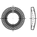 Podkładka uszczelniająca TOOLCRAFT 159429 6 mm 11.8 mm cynkowany stal sprężynowa 2000 szt.