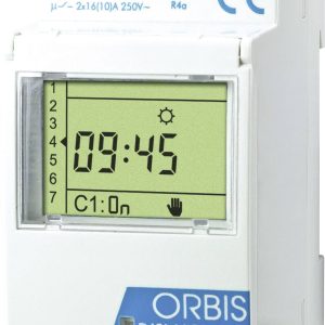 ORBIS Zeitschalttechnik DATA MICRO-2 + 230 V Przekaźnik czasowy na szynę DIN cyfrowy 250 V/AC ORBIS Zeitschalttechnik DATA MICRO-2 + 230 V Przekaźnik czasowy na szynę DIN cyfrowy 250 V/AC