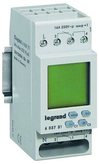 Legrand Legrand 603781 Wyłącznik czasowy cyfrowy 230 V - obrazek 1