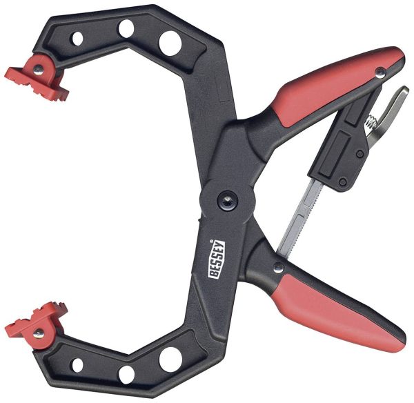 Bessey XCR4 Ścisk z mechanizmem zapadkowym Maksymalna szerokość mocowania:100 mm Posuw:75 mm