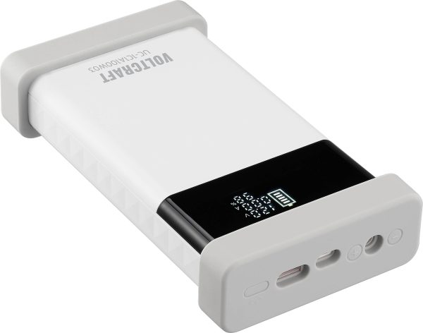 VOLTCRAFT UC-1C1A100W03 Ładowarka USB 100 W 1x USB-C®, 1x USB-A Power Delivery 3.0 czysta biel