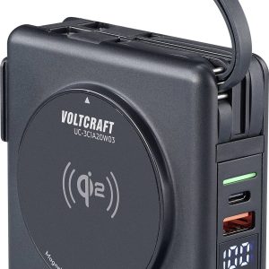 VOLTCRAFT UC-3C1A20W03 Ładowarka podróżna 20 W 1x USB-A, 3x USB-C® Fast Charge, Power Delivery czarny dom bezprzewodowe