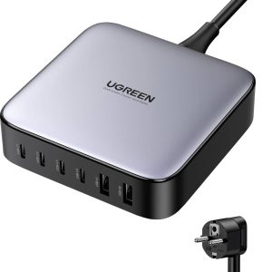 UGREEN 40914 Zasilacz/Zasilanie 200 W złącze żeńskie USB-A 2.0, złącze żeńskie USB-A 2.0, złącze żeńskie USB-C, złącze ż