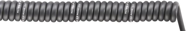 Przewód spiralny LAPP SPIRAL H07BQ-F BLACK 3G1,5/500 70002750, 3 G 31 mm, od 500 mm do 1500 mm, 1 szt.