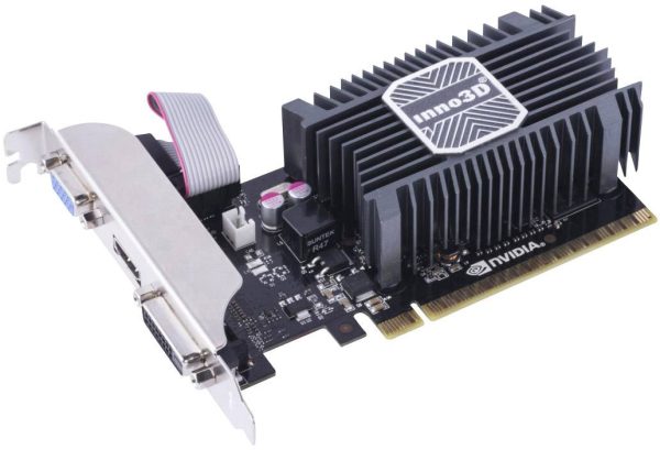 Inno 3D Karta graficzna Nvidia GeForce GT710 Nvidia GeForce GT710 2 GB GDDR3-RAM PCIe HDMI, DVI, VGA Pasywne chłodzenie
