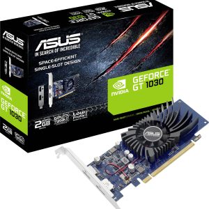 Asus Karta graficzna Nvidia GeForce GT1030 2 GB GDDR5-RAM PCIe HDMI, DisplayPort Niskoprofilowa Asus Karta graficzna Nvidia GeForce GT1030 2 GB GDDR5-RAM PCIe HDMI, DisplayPort Niskoprofilowa