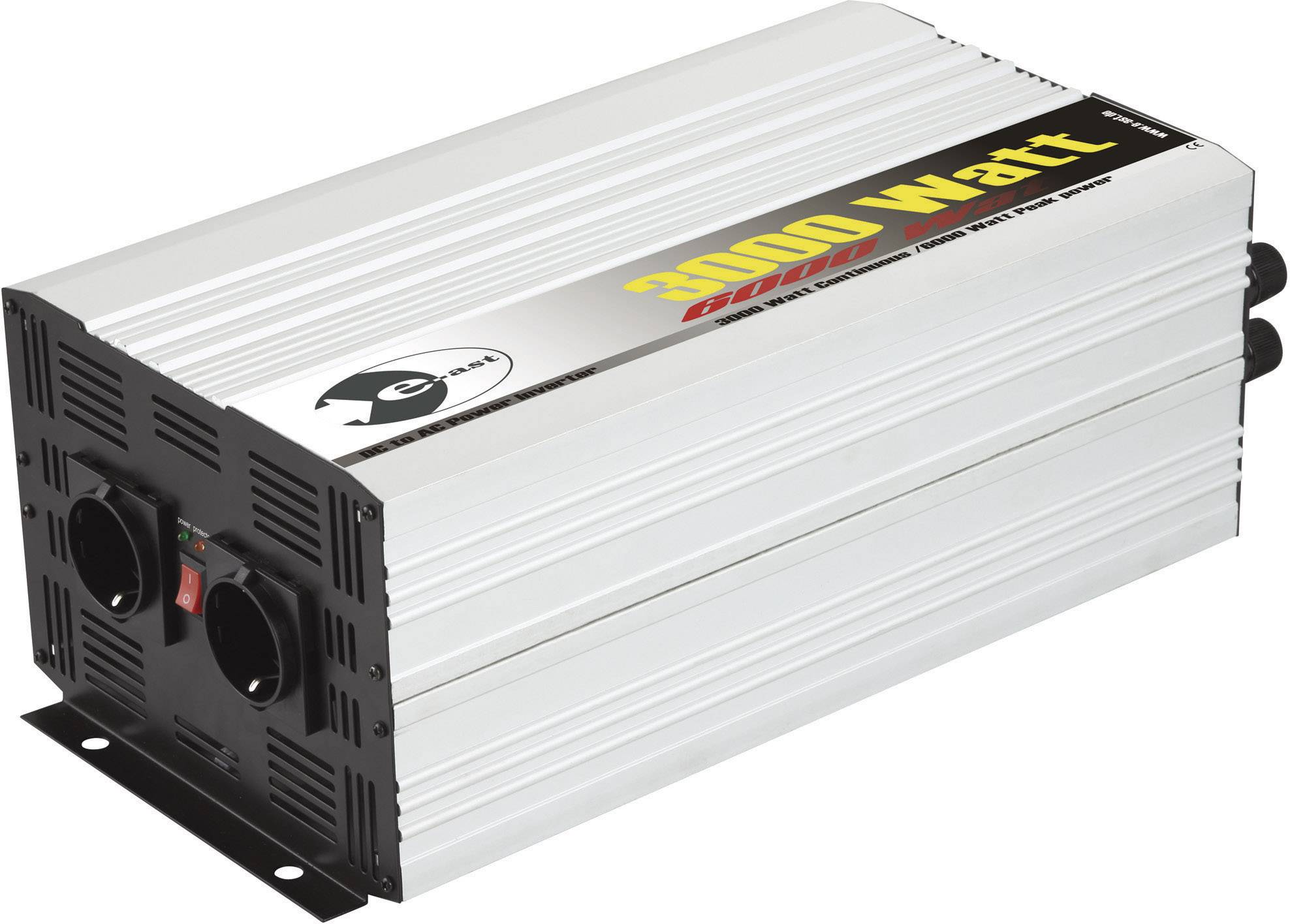 Przetwornica samochodowa e-ast HPL 3000-24, 3000 W, N/A, złącze żeńskie ze stykiem uziemiającym - obrazek 1