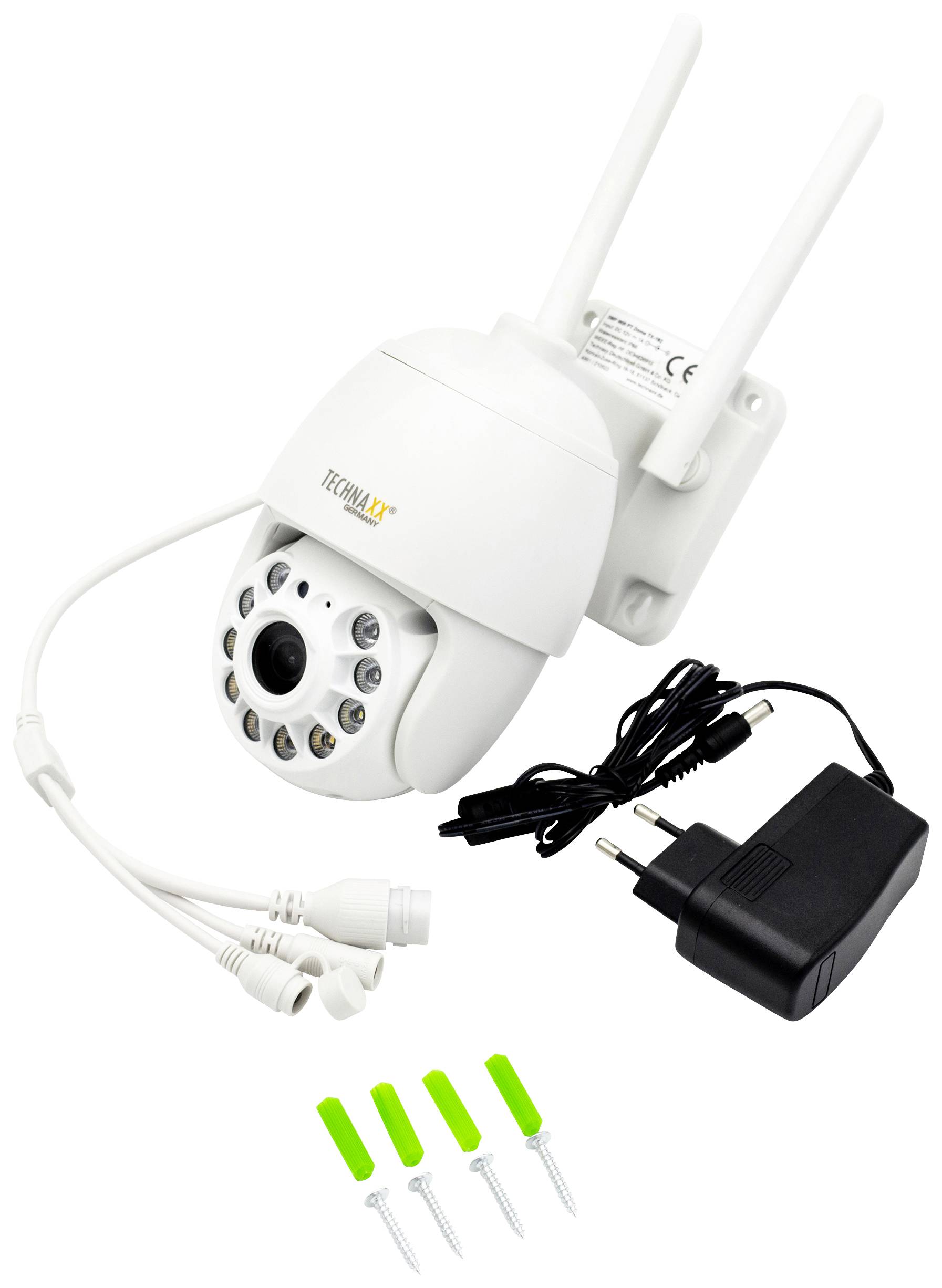 Kamera monitoringu IP Technaxx TX-192 4991 WLAN, LAN 2304 x 1296 px - obrazek 1