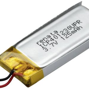 Akumulator specjalny Renata 100642, LiPo, 130 mAh, 3.7 V, 1 szt. Akumulator specjalny Renata 100642, LiPo, 130 mAh, 3.7 V, 1 szt.