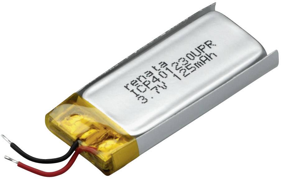 Akumulator specjalny Renata 100642, LiPo, 130 mAh, 3.7 V, 1 szt. - obrazek 1