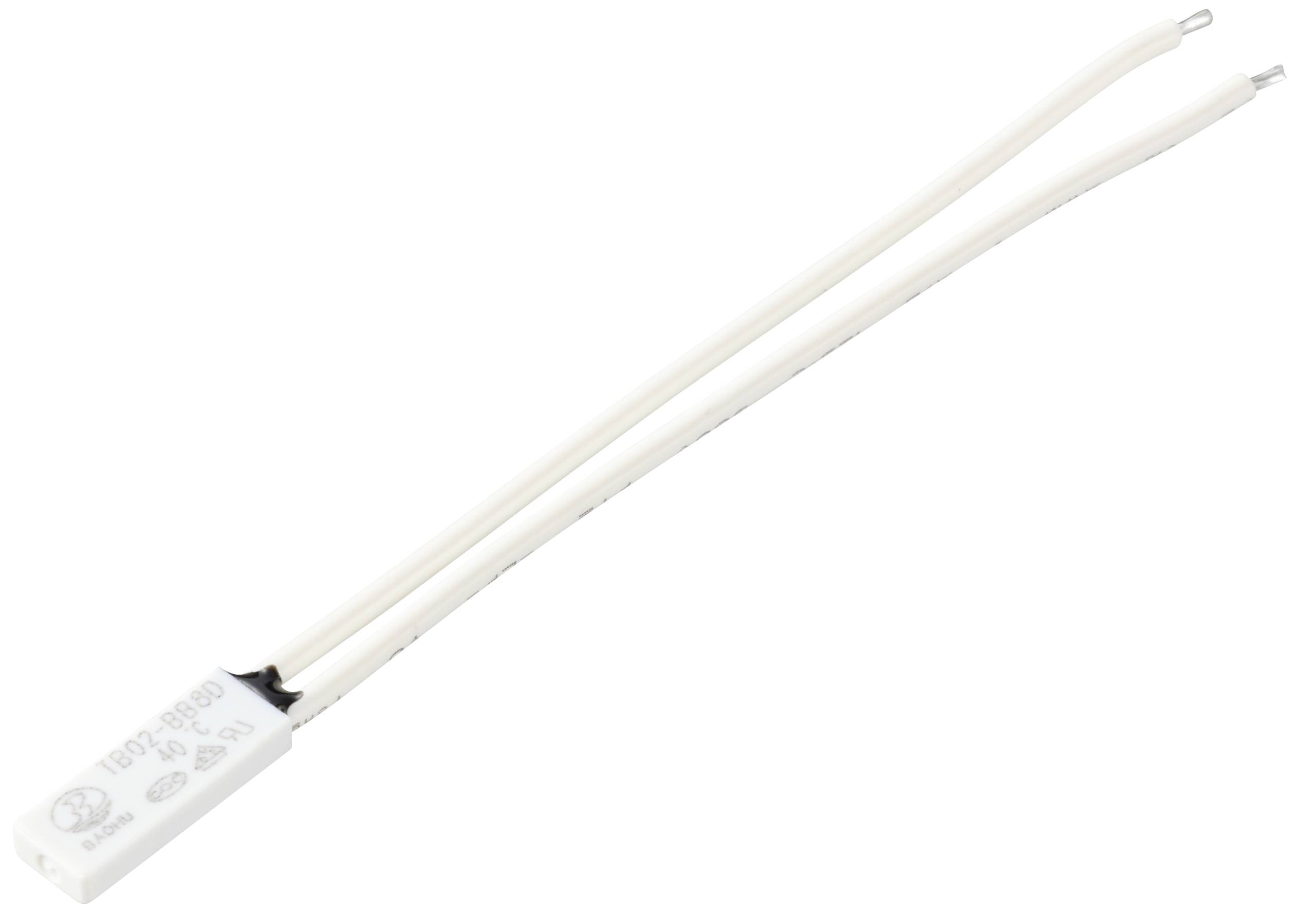 TRU COMPONENTS TB02-BB8D-40 Czujnik temperatury 0 do +160 °C radialny THD 1 NC - obrazek 1