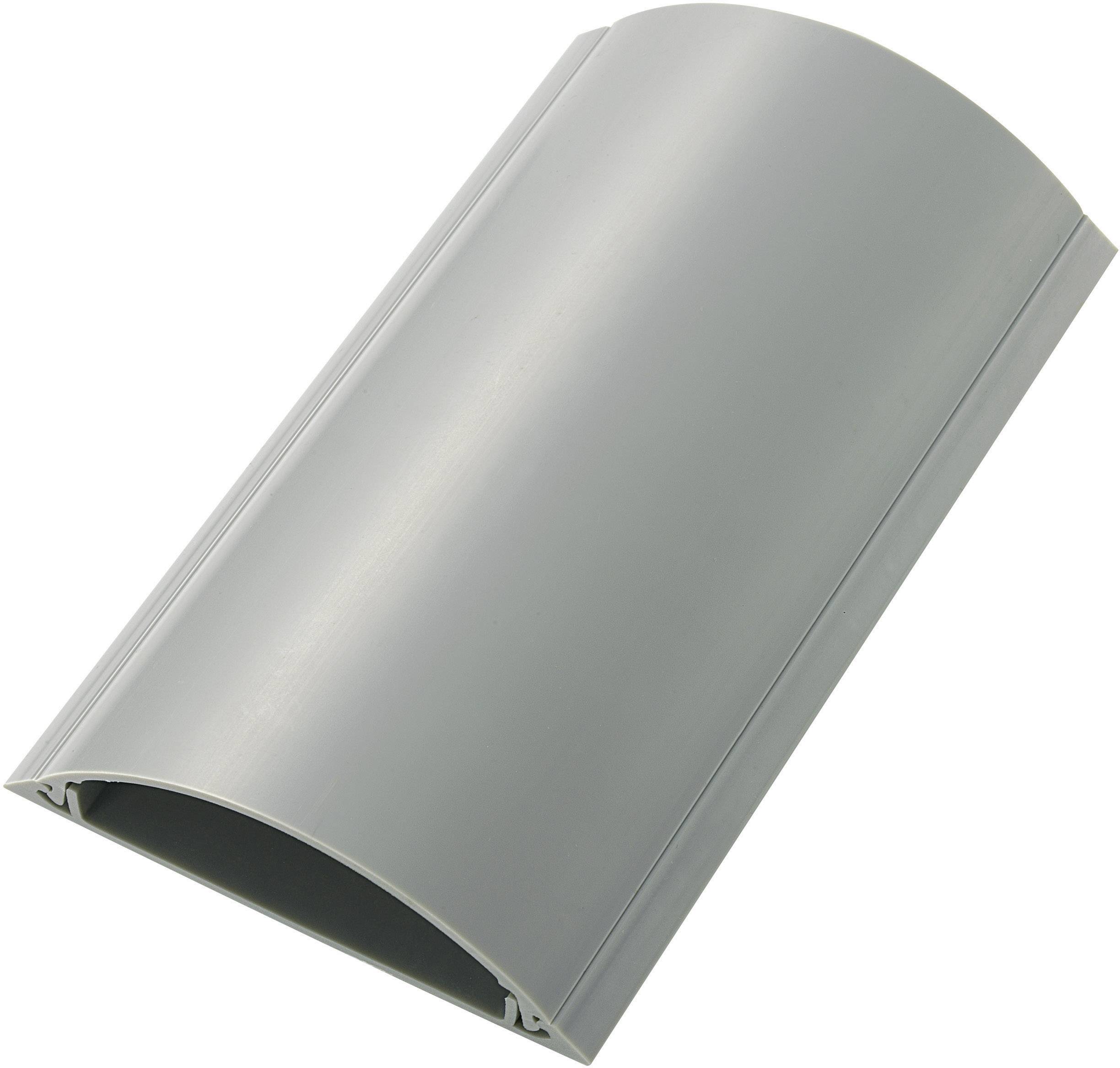 TRU COMPONENTS Mostek kablowy 1592925 PCW szary Ilość kanałów: 1 1000 mm Zawartość: 1 szt. - obrazek 1