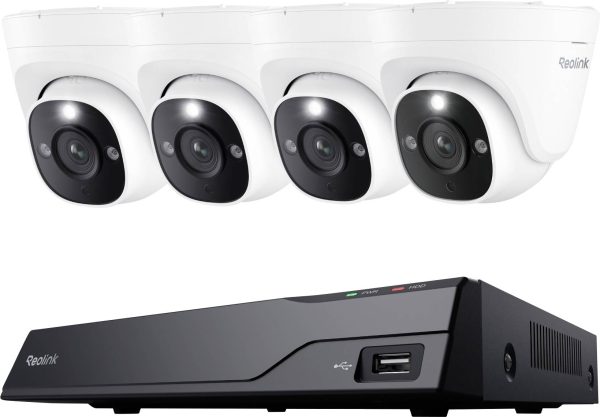Reolink NVS8-12MD4 LAN IP-Zestaw monitorujący 8-kanałowy z 4 kamerami 4512 x 2512 px Reolink NVS8-12MD4 LAN IP-Zestaw monitorujący 8-kanałowy z 4 kamerami 4512 x 2512 px