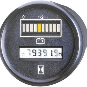 Wskaźnik panelowy naładowania akumulatora, licznik czasu pracy Bauser 830/008-028-0-1-003-1010 24VDC 1,73V/Z, 24 V, 35 m Wskaźnik panelowy naładowania akumulatora, licznik czasu pracy Bauser 830/008-028-0-1-003-1010 24VDC 1,73V/Z, 24 V, 35 m