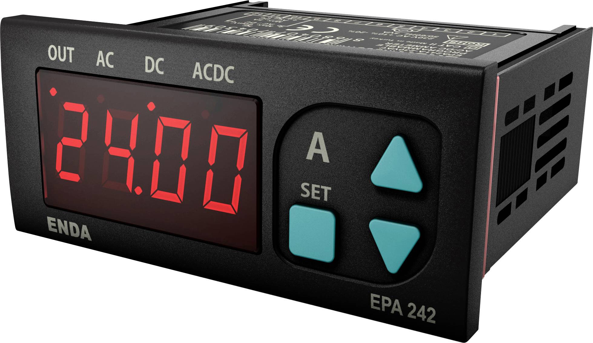 Wskaźnik panelowy cyfrowy Enda EPA141S-R-230 SW, 230V AC - obrazek 1