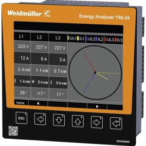 Weidmüller ENERGY ANALYSER 750-24 Miernik panelowy, cyfrowy Weidmüller ENERGY ANALYSER 750-24 Miernik panelowy, cyfrowy