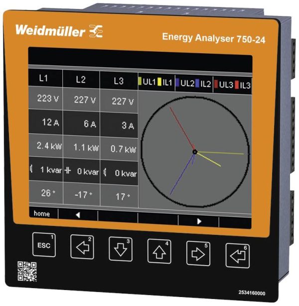 Weidmüller ENERGY ANALYSER 750-24 Miernik panelowy, cyfrowy